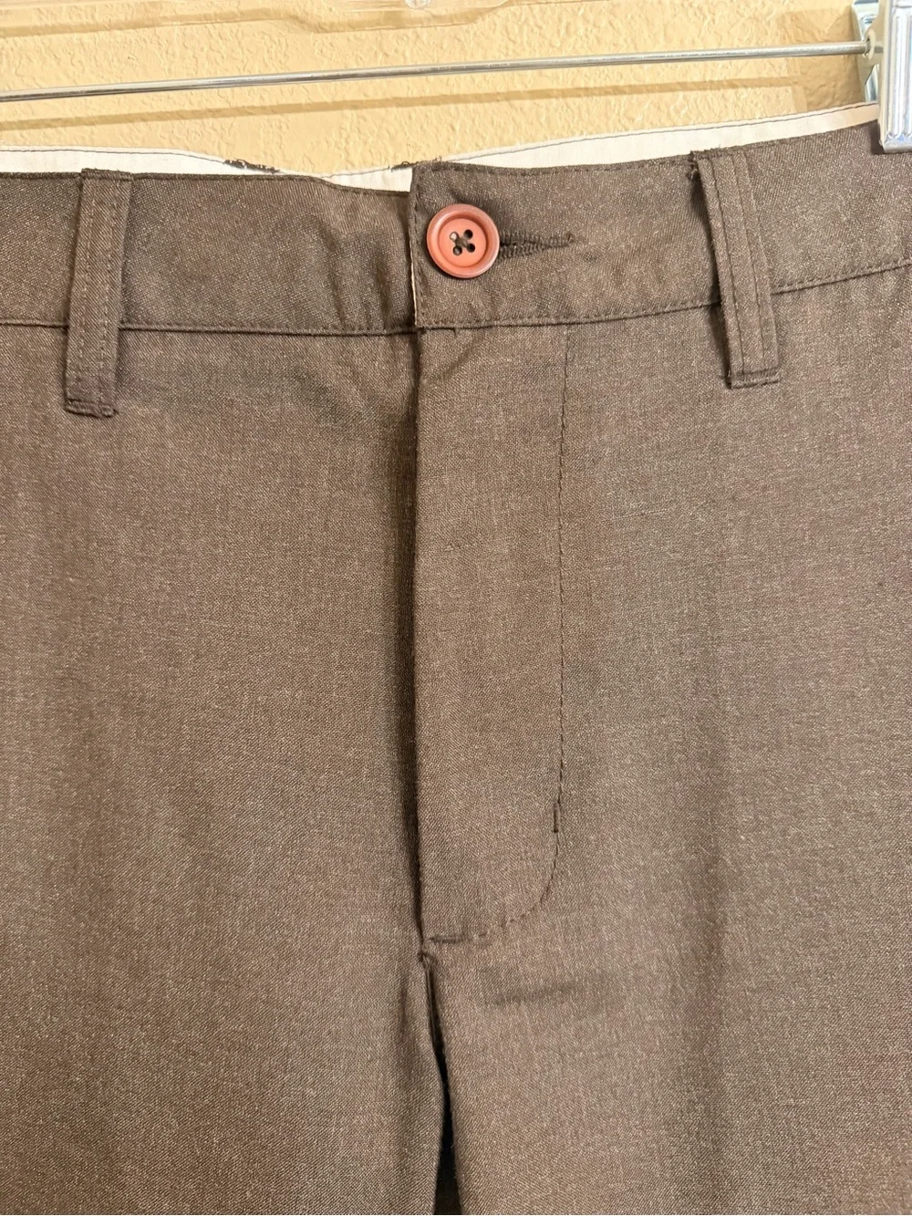 RVCA Men's Classic Straight Fit Brown chinos
